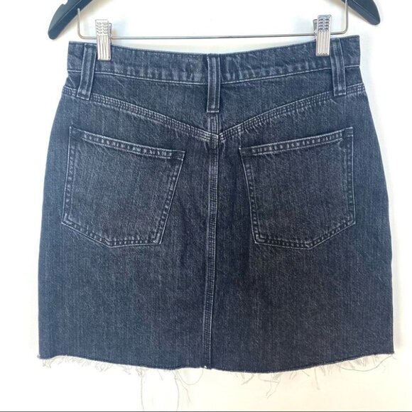 MADEWELL Rigid Denim Straight‎ Mini Skirt | J7908 - Picture 3 of 11